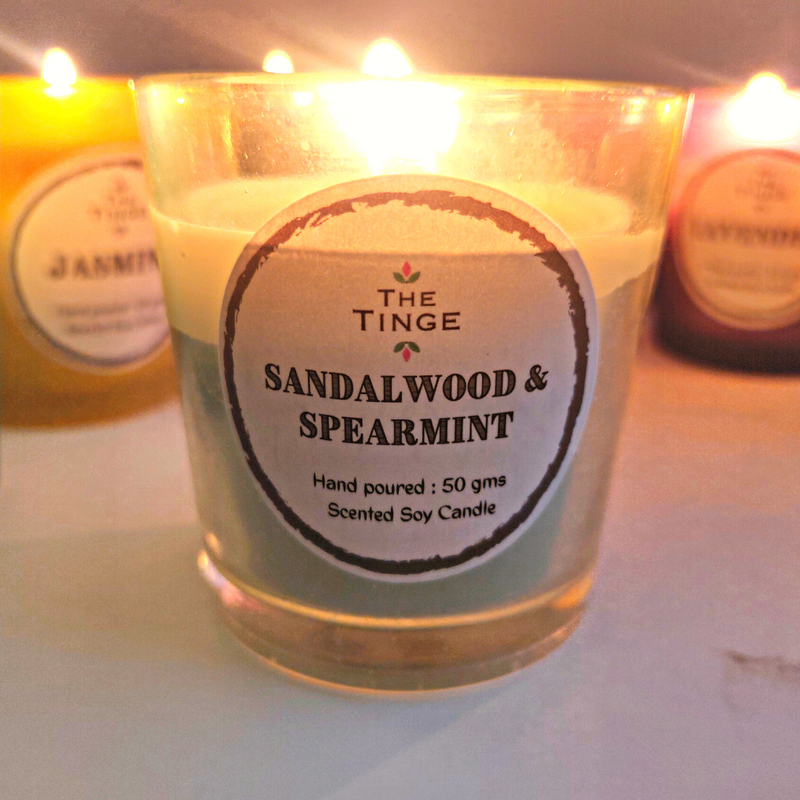 Pineapple & Coconut Scented Soy Wax Shot Glass Candle