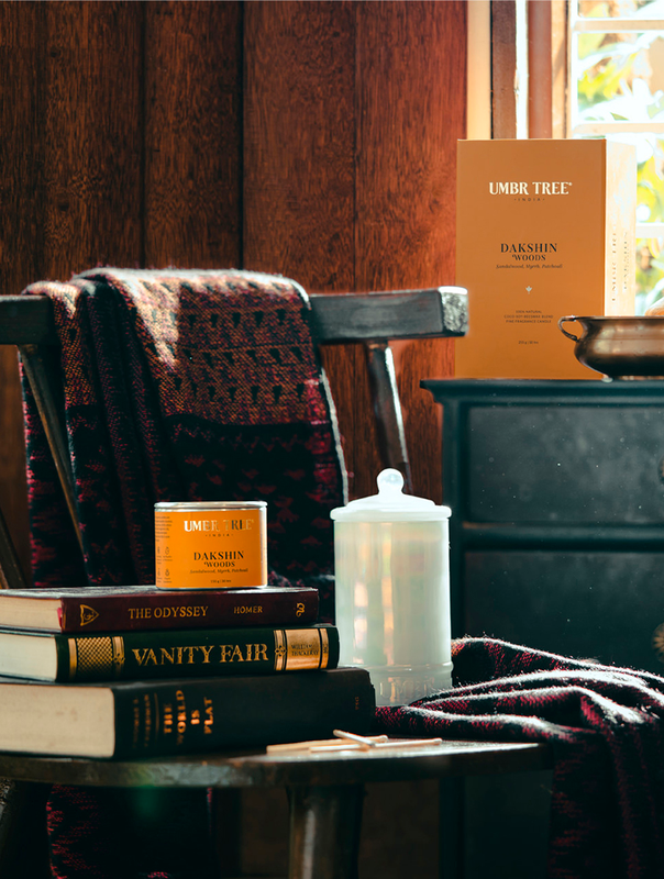 Dakshin Woods Fine Fragrance Candle, Natural Air Purifier, Toxin Free, 350g, 70hrs